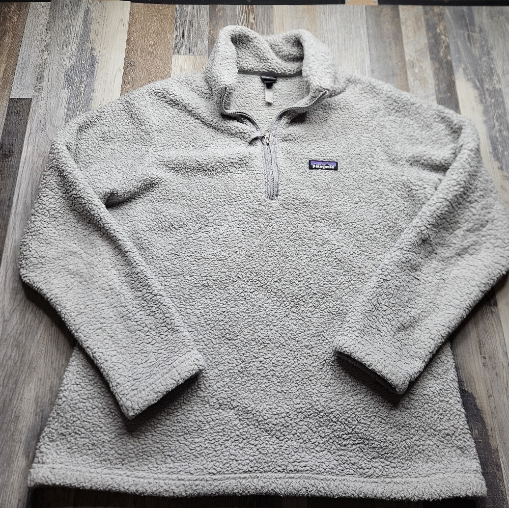 Patagonia Los Gatos Quarter Zip Pullover Women's XL Gray